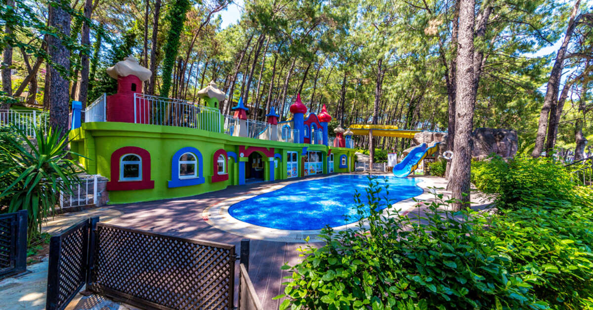 Een foto van het zwembad bij Grand Yazici Club Marmaris Palace