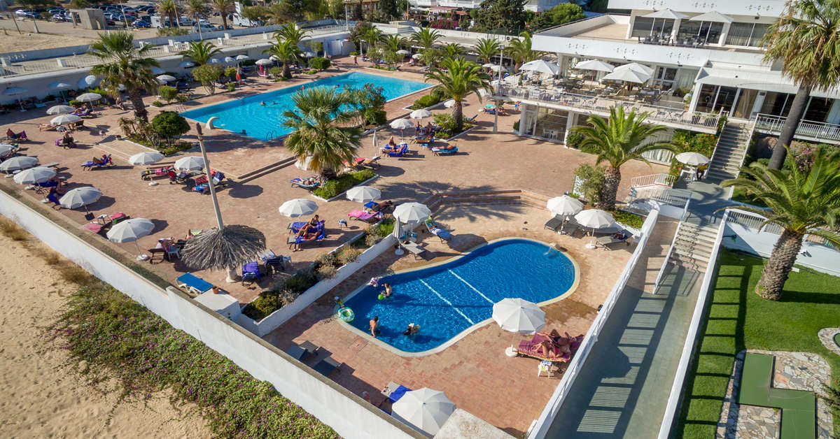 Een foto van een overzicht van Hotel Vasco Da Gama