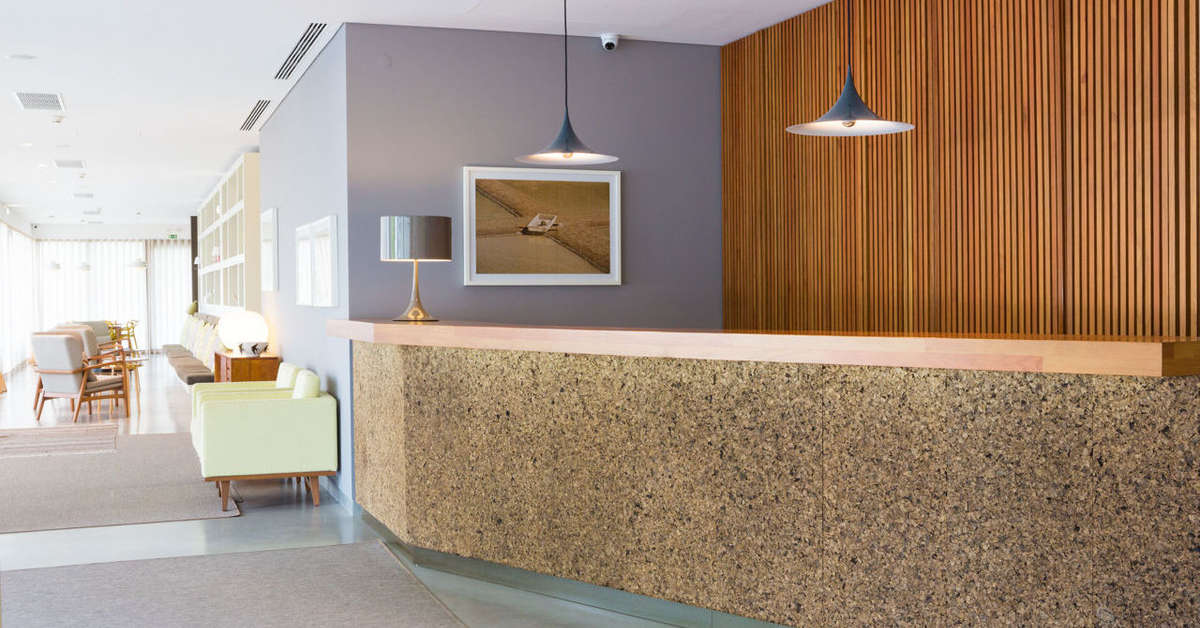Een foto van het interieur van Ozadi Tavira Hotel