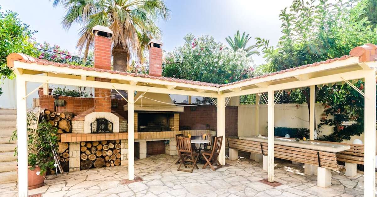 Een foto van het terras bij Anna Maria Village