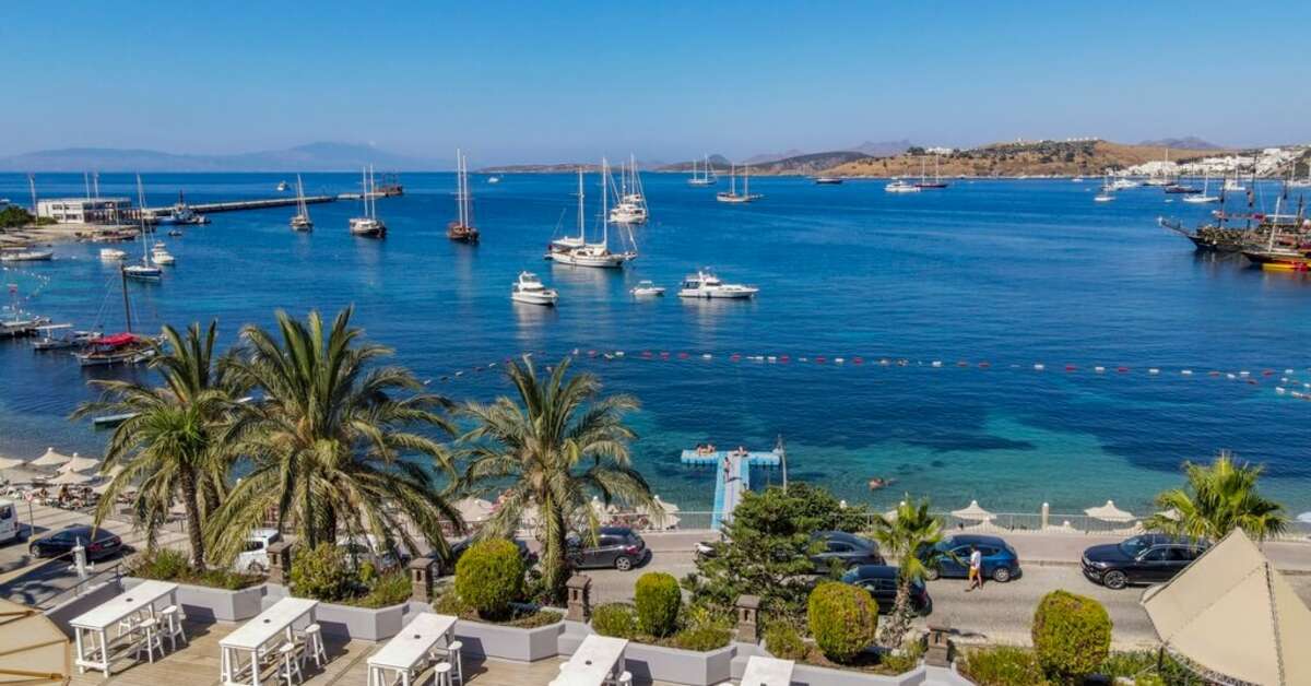 Een foto van het terras bij Diamond of Bodrum
