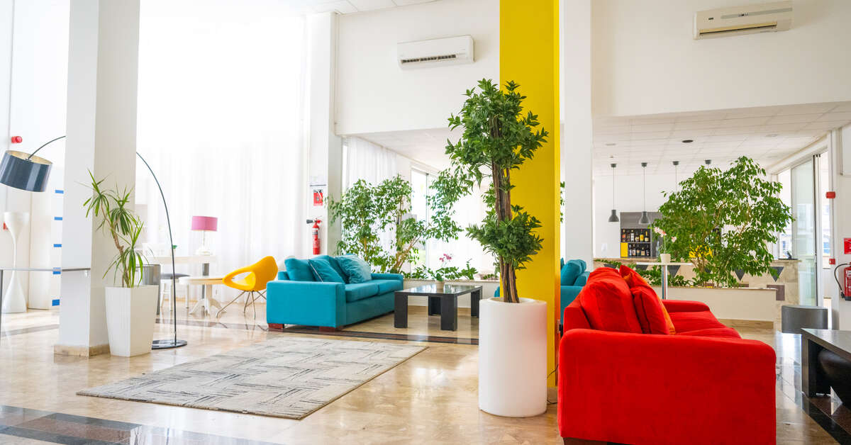 Een foto van het interieur van Napa Jay Hotel