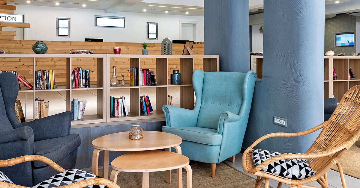 Een foto van het interieur van iHot@l Sunny Beach