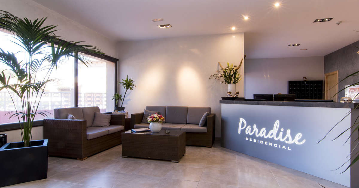 Een foto van het interieur van Holiday Paradise Residencial