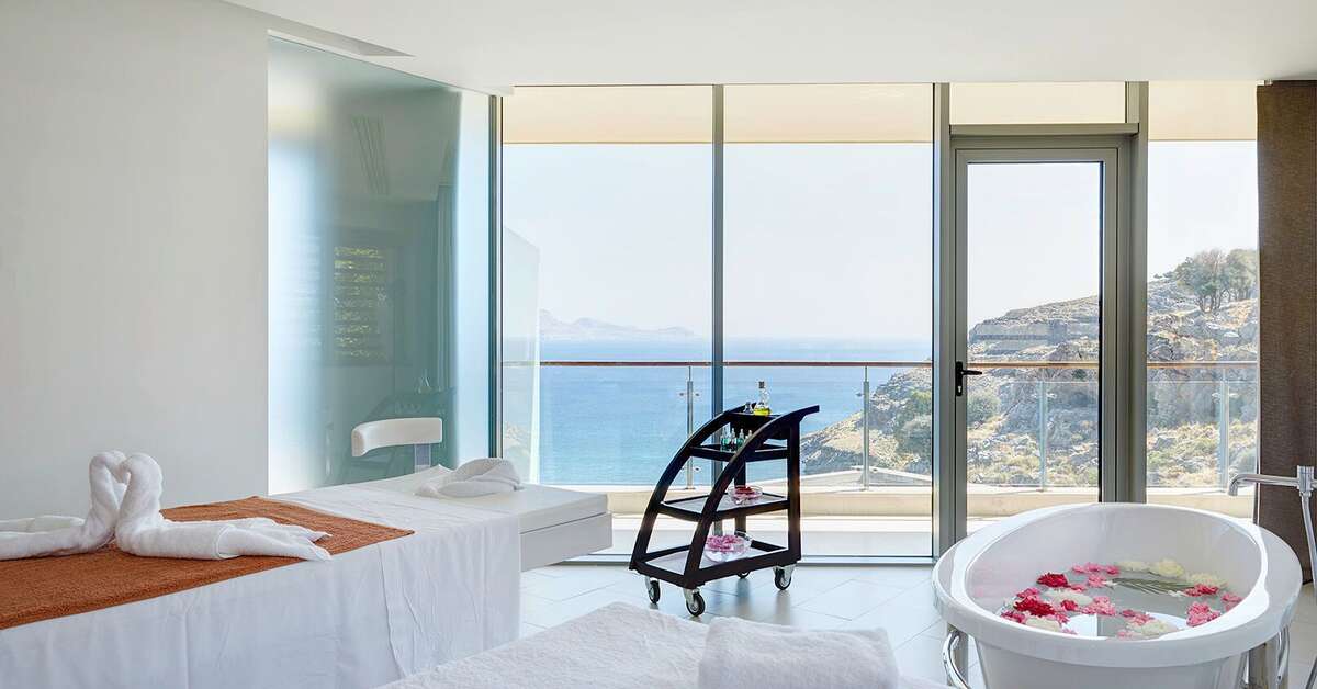 Een foto van de faciliteiten bij Lindos Blu Luxury Hotel & Suites