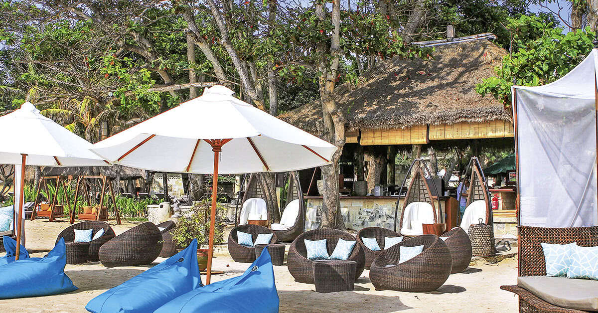 Een foto van het strand bij Novotel Bali Benoa