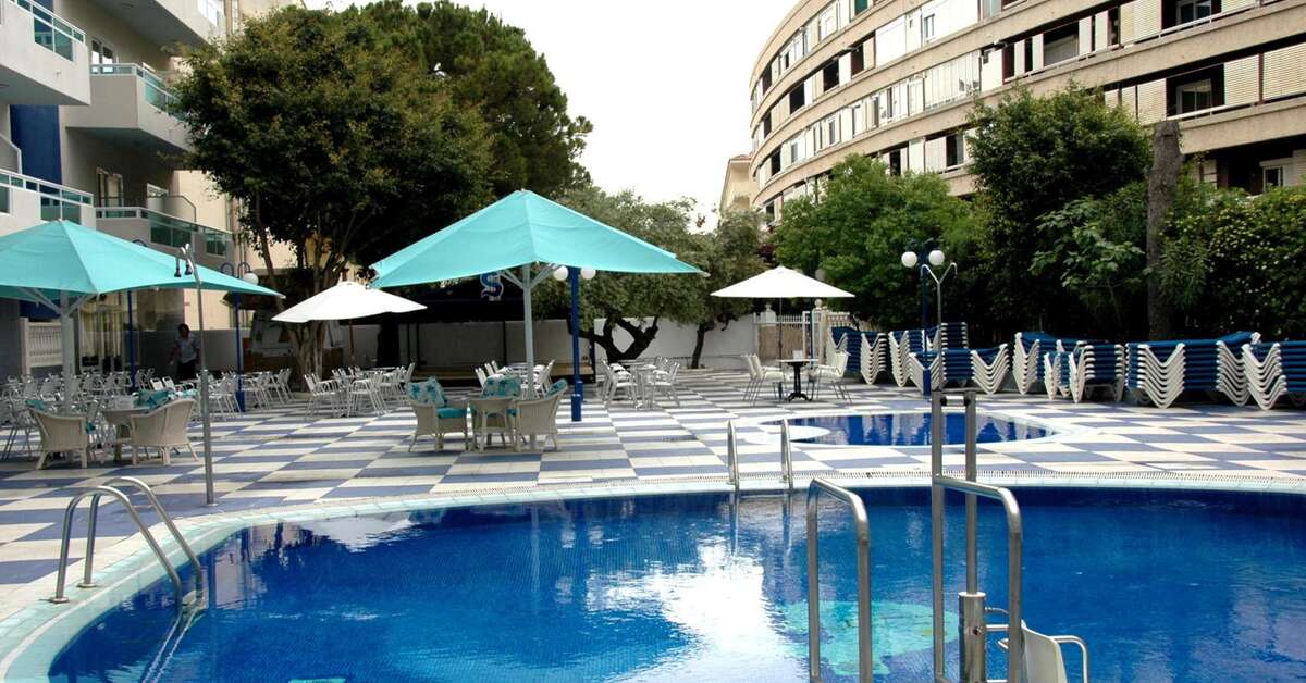 Een foto van het zwembad bij Hotel Santa Monica Playa