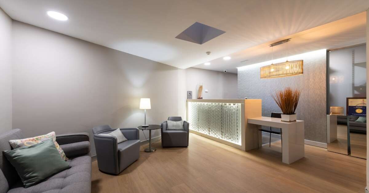Een foto van het interieur van Appartementen Dorotea