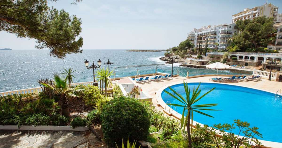 Ein Foto vom Pool im Europe Playa Marina