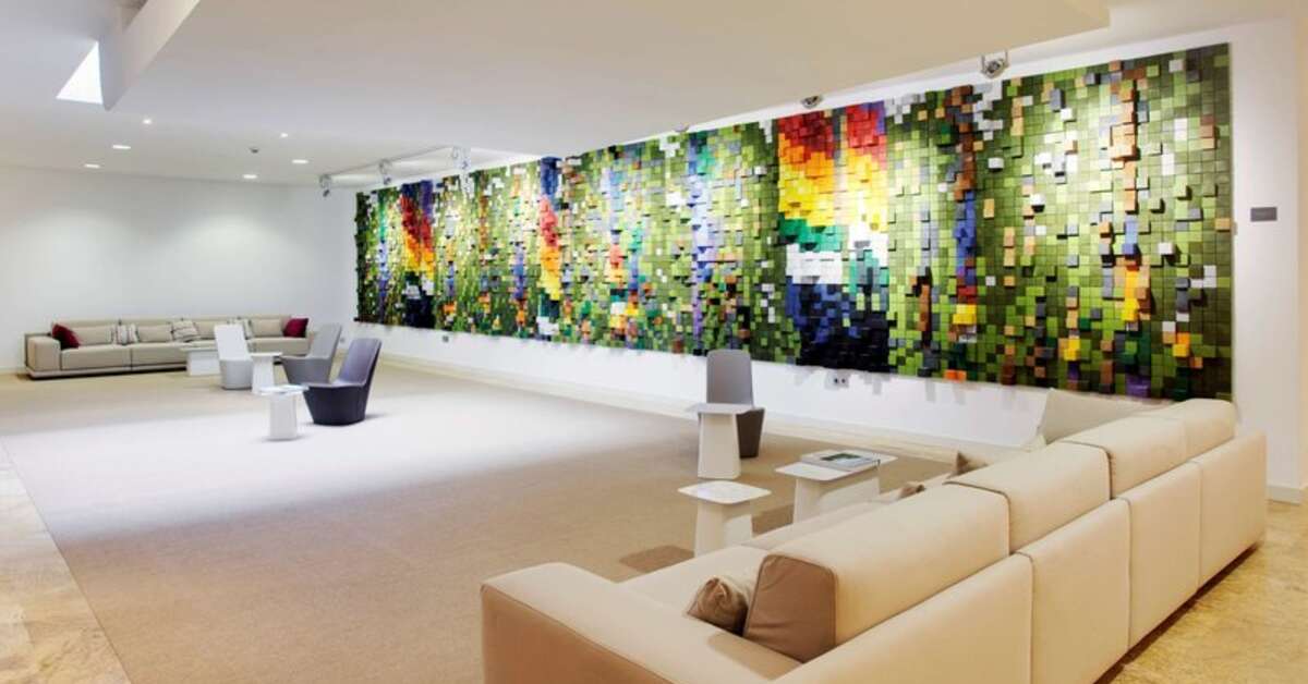 Een foto van het interieur van Barcelo Bilbao Nervion