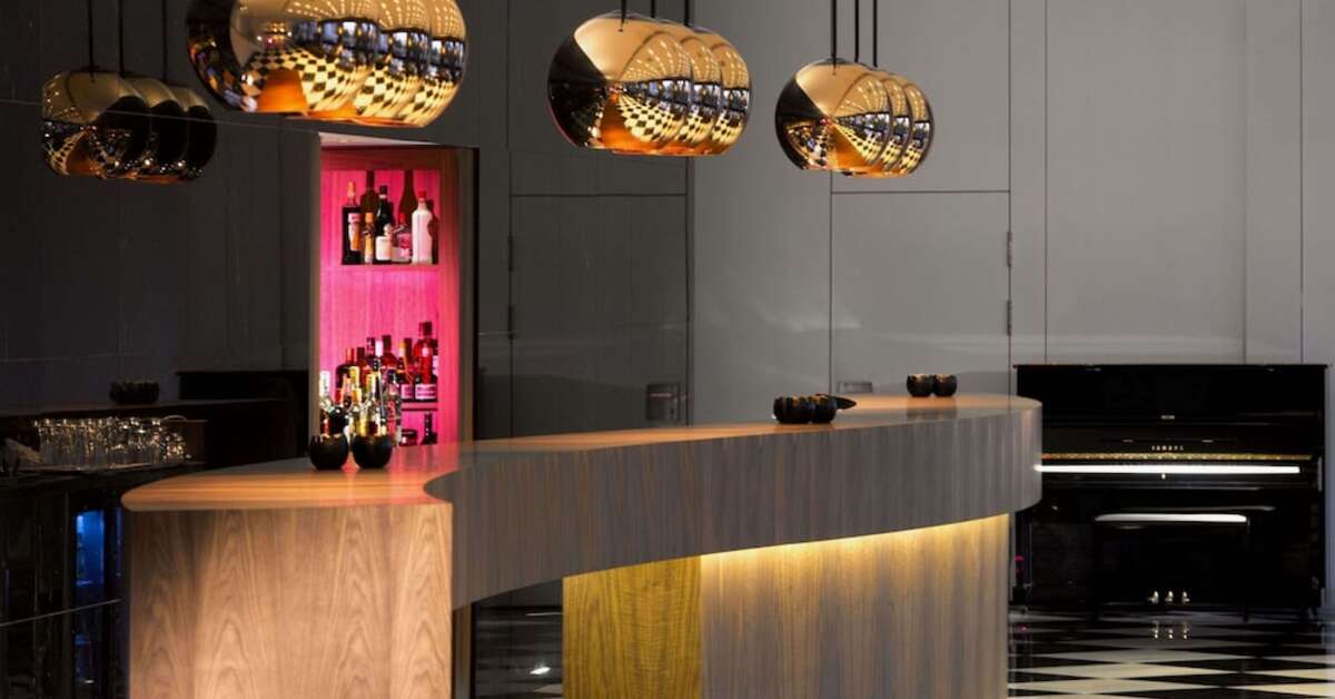 Een foto van het interieur van Aquila Atlantis Hotel
