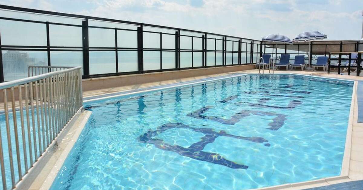 Een foto van het zwembad bij Jura Hotels Ada Beach