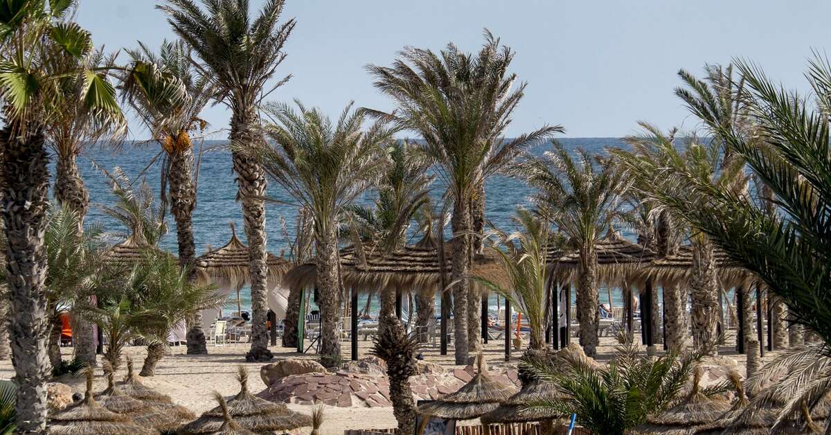 Een foto van het strand bij Hotel Meridiana