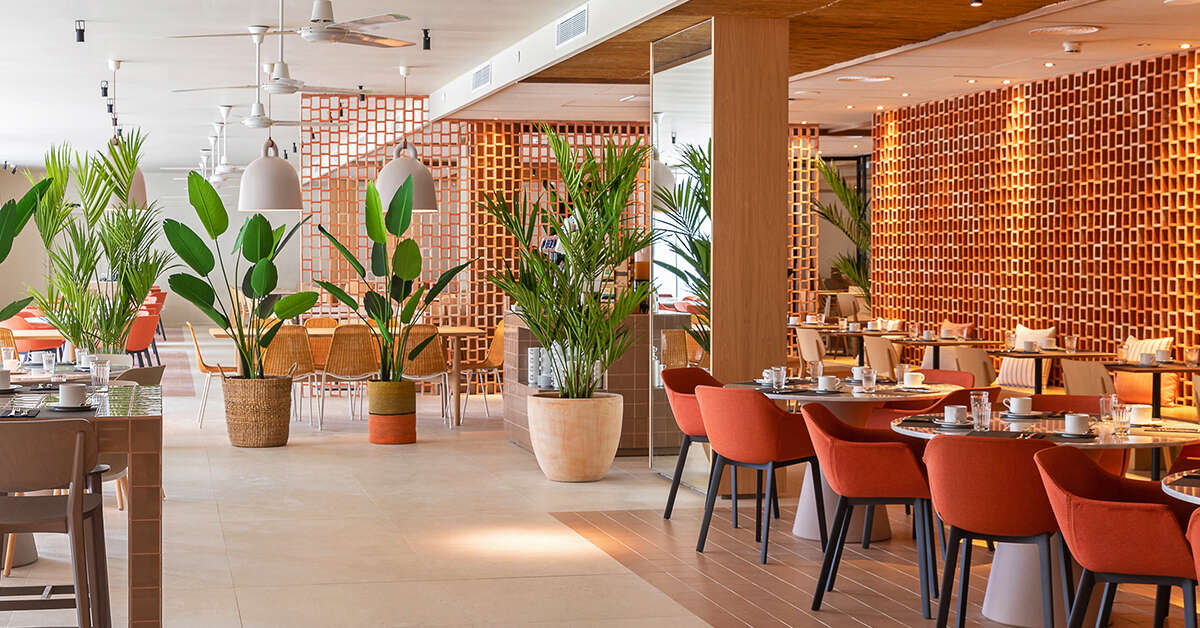 Een foto van het interieur van Atzavara Hotel & Spa