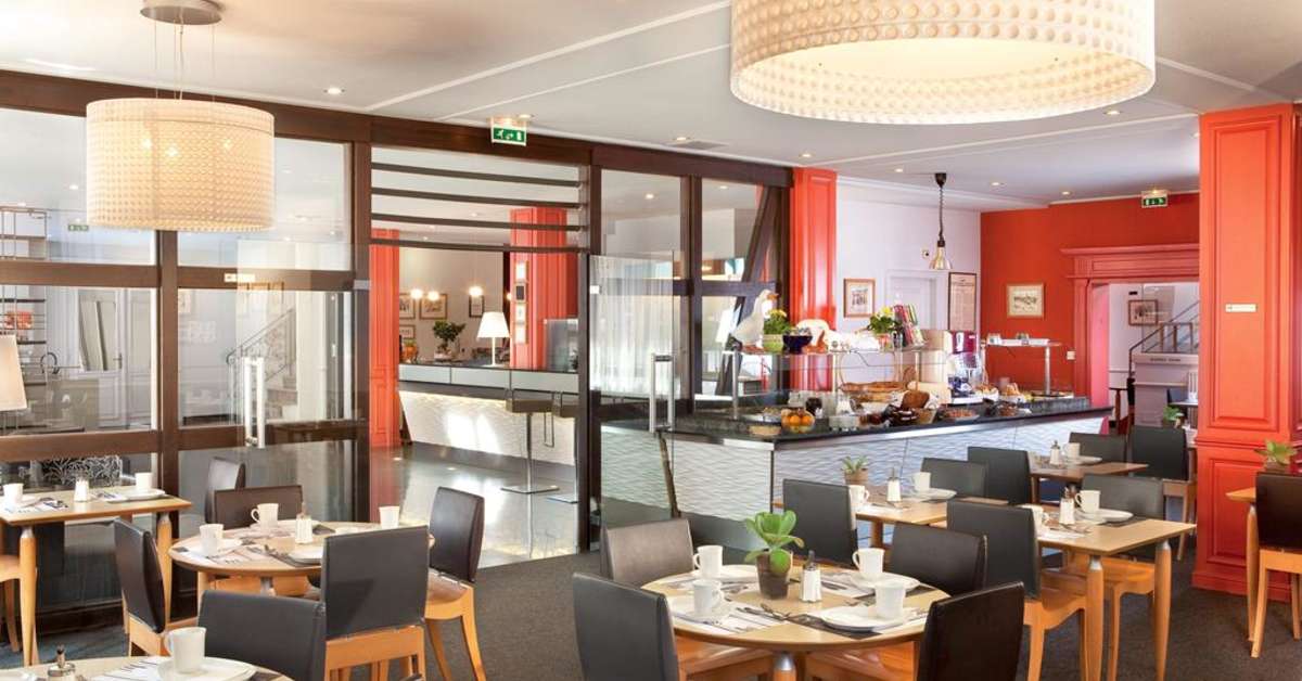 Een foto van de faciliteiten bij Hotel Le Colombier