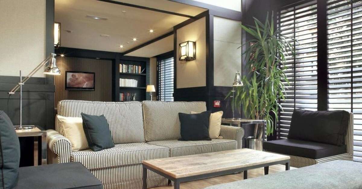 Een foto van het interieur van Hotel Europark