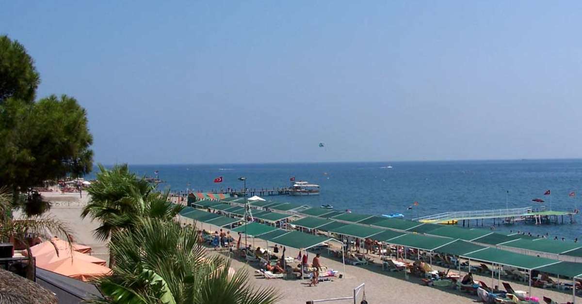 Een foto van het strand bij Club Boran Mare Beach