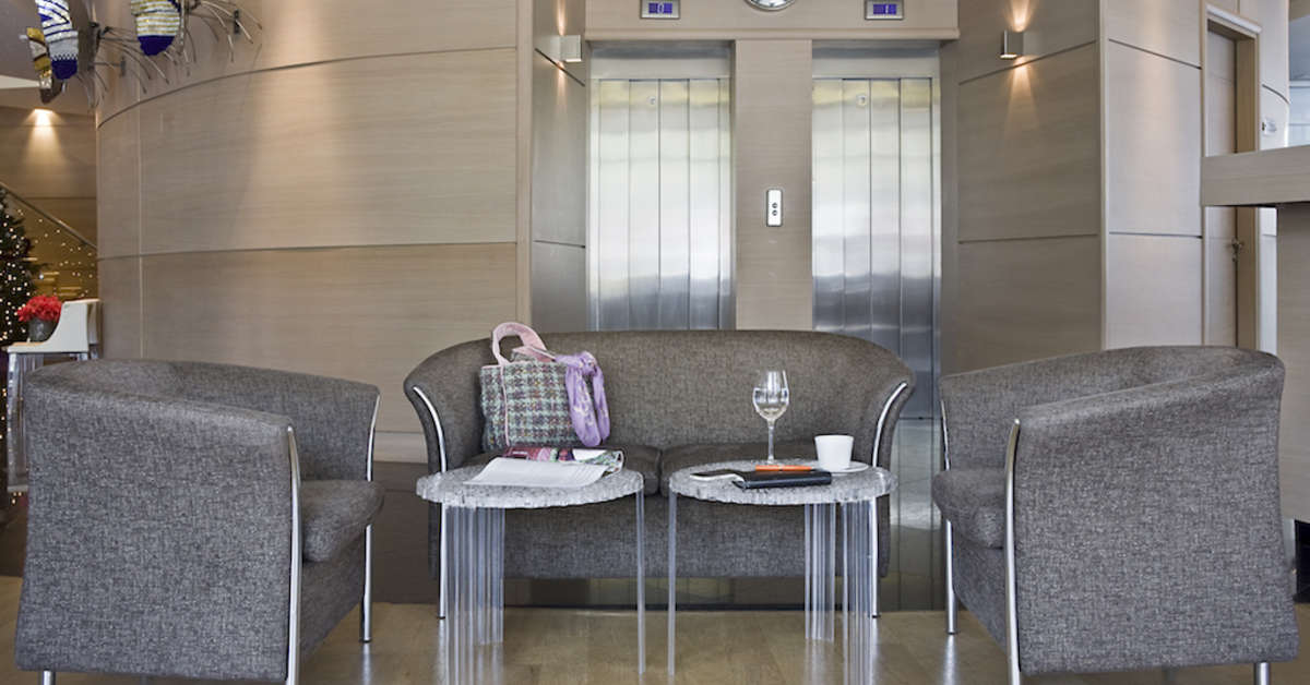 Een foto van het interieur van Amalia Hotel Athens