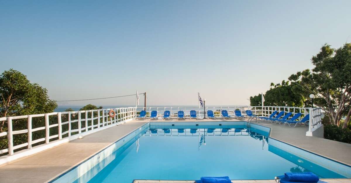 Een foto van het zwembad bij Panorama Seaview Appartementen
