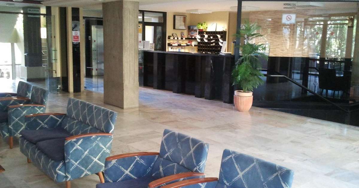 Een foto van het interieur van Appartementen Playazul