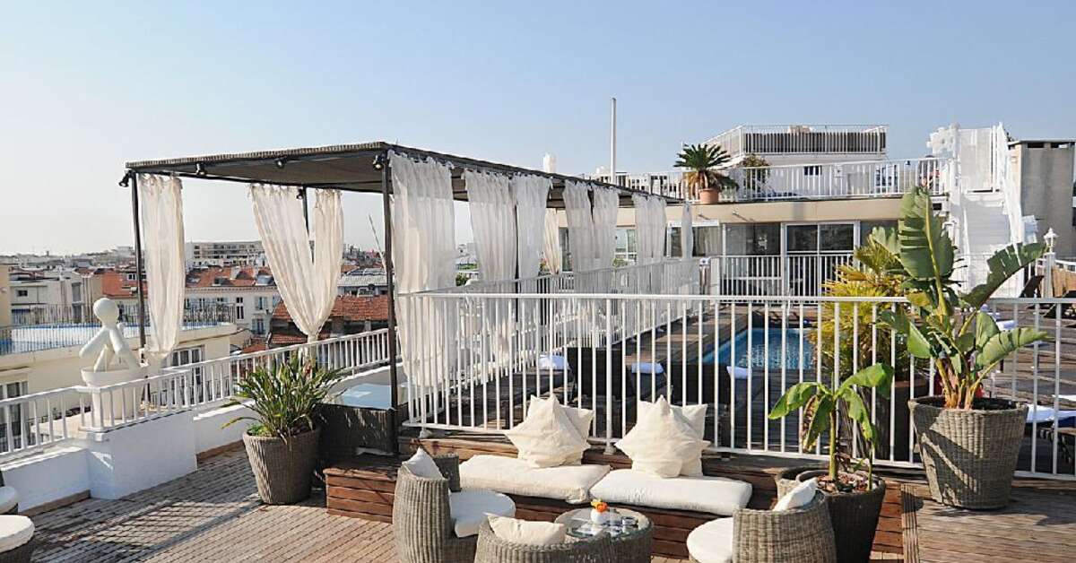 Ein Foto von der Terrasse im Splendid Hotel & Spa