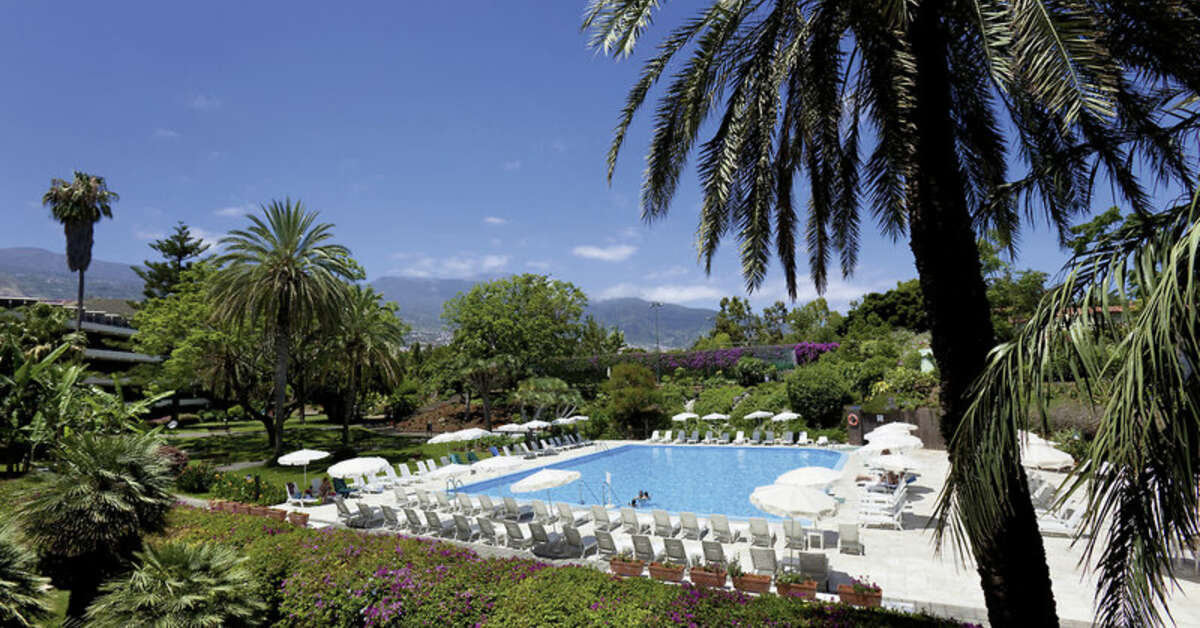 Ein Foto vom Pool im Hotel TRH Taoro Garden