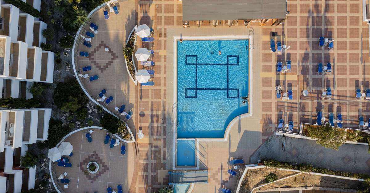 Een foto van het zwembad bij Stella Hotel
