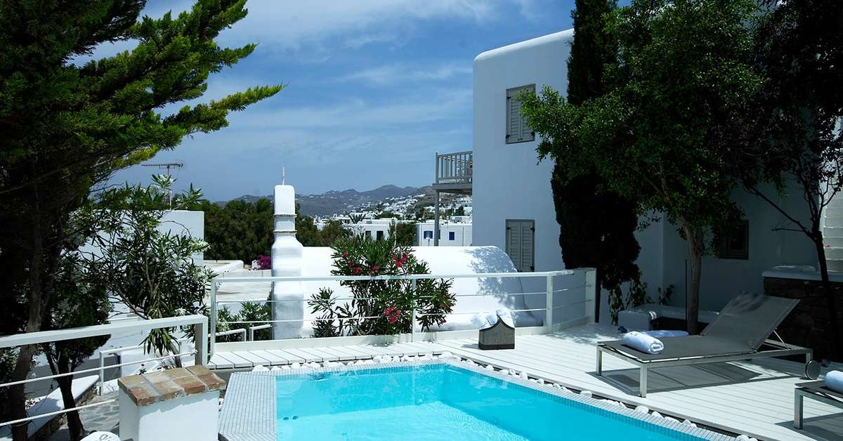Een foto van het zwembad bij Semeli The Hotel