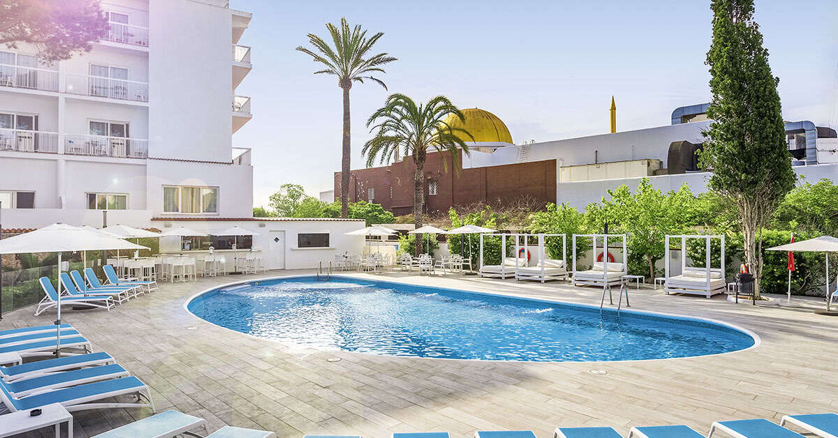 Ein Foto vom Pool im Hotel Vibra Marco Polo I