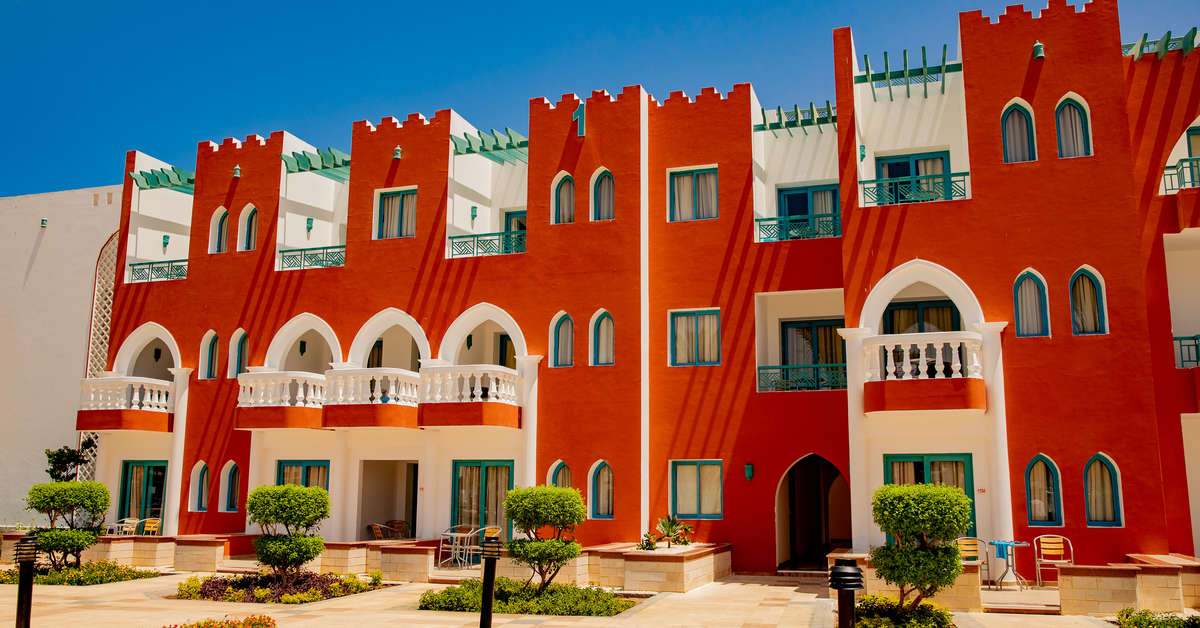 Ein Foto von der Außenansicht des Sunrise Garden Beach Resort