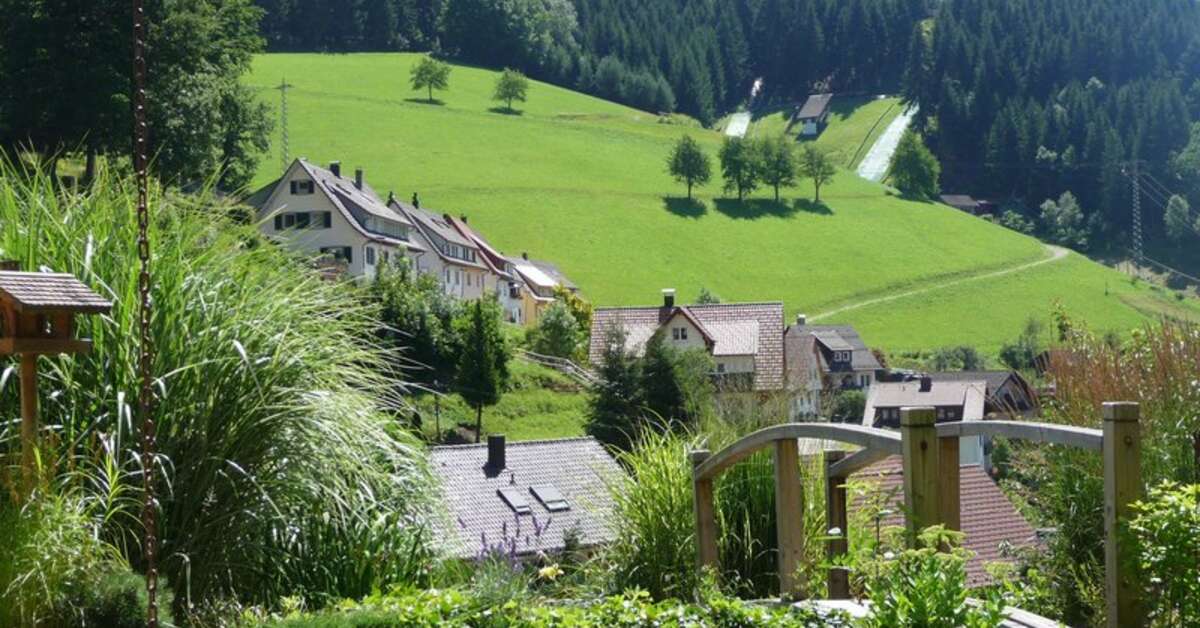 Een foto van de buitenkant van Häfner's Hotel Adlerbad