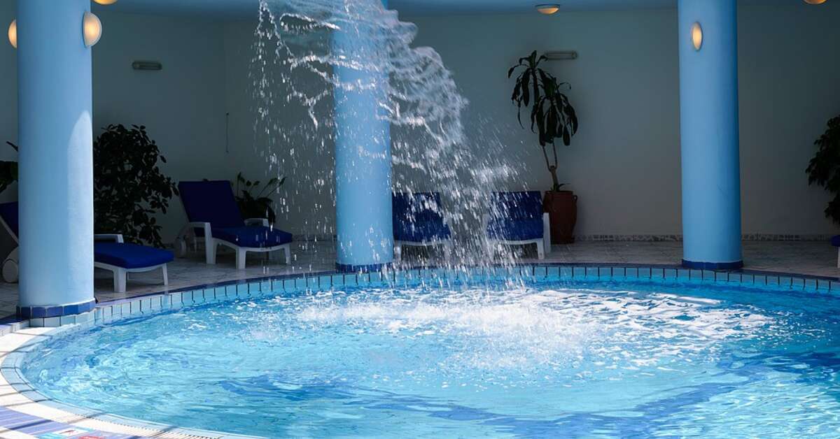 Ein Foto vom Pool im Vantaris Palace