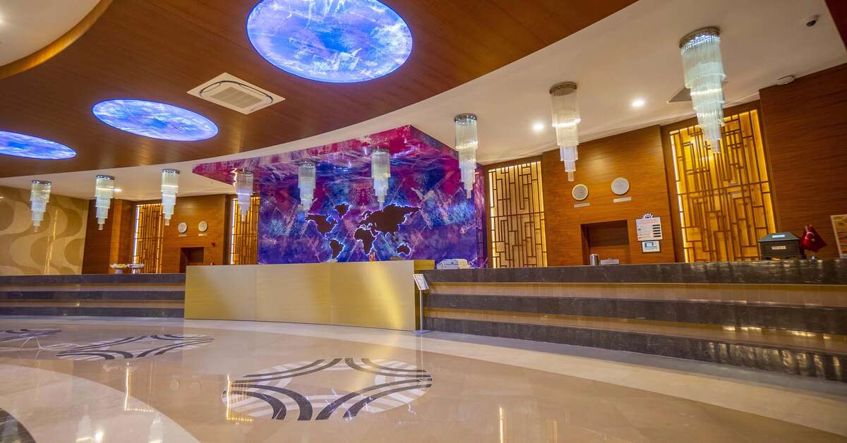 Een foto van het interieur van Sunmelia Beach Resort & Spa