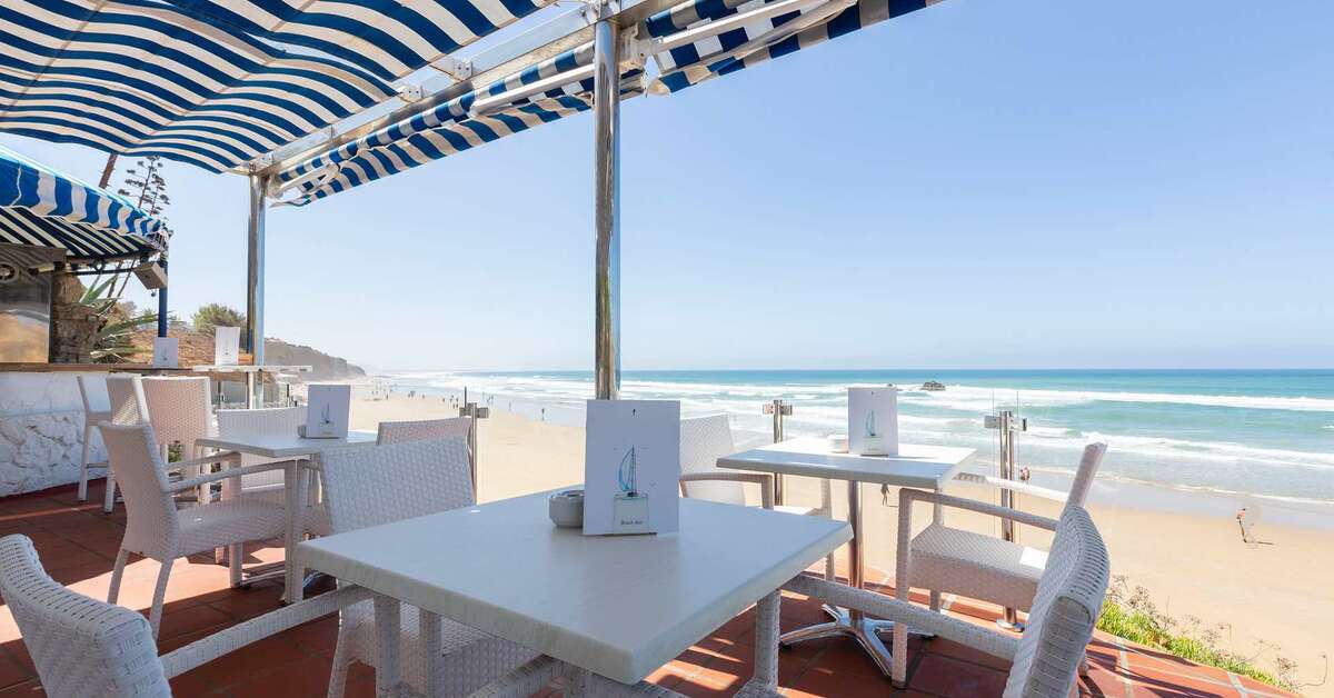 Een foto van het terras bij Hipotels Flamenco Conil