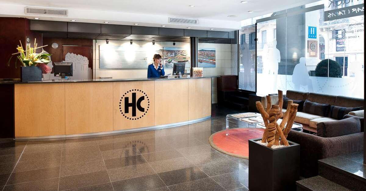 Een foto van het interieur van Catalonia Diagonal Centro