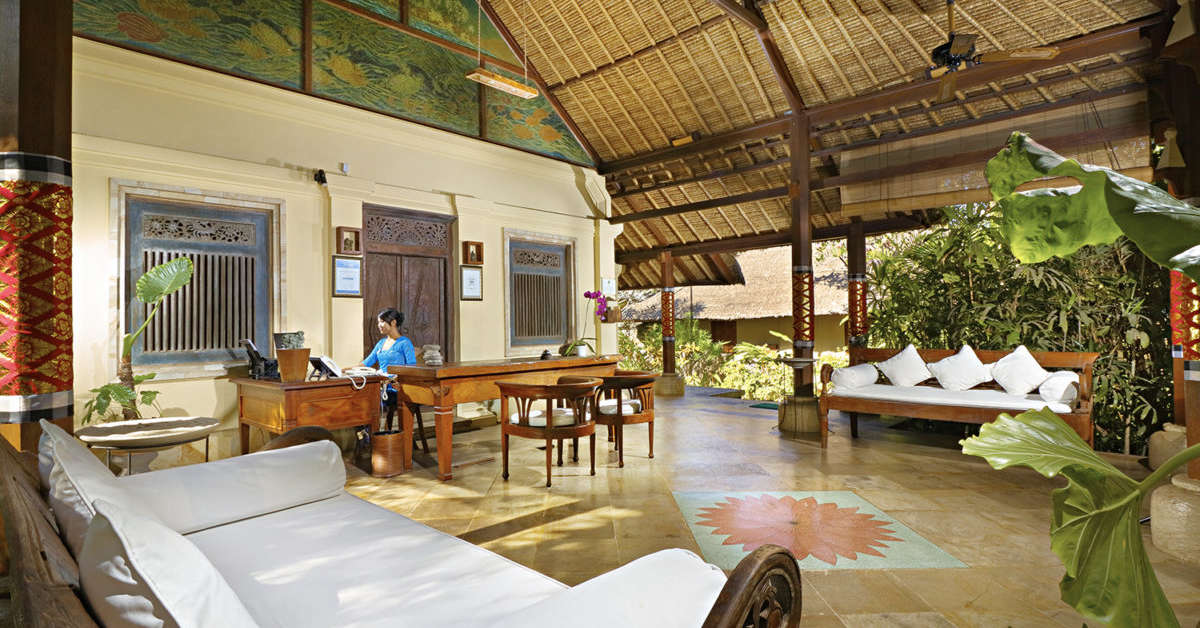 Een foto van het interieur van Mimpi Resort Menjangan