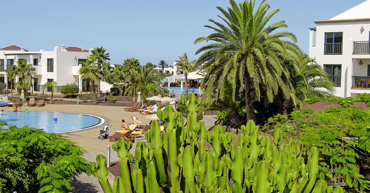 Een foto van het terras bij Las Marismas de Corralejo