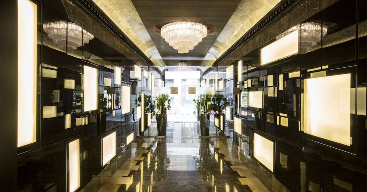 Een foto van het interieur van Rome Style Hotel
