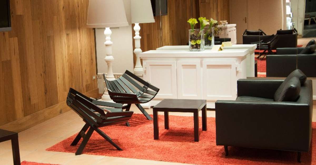 Een foto van het interieur van Charme Hotel Alexander