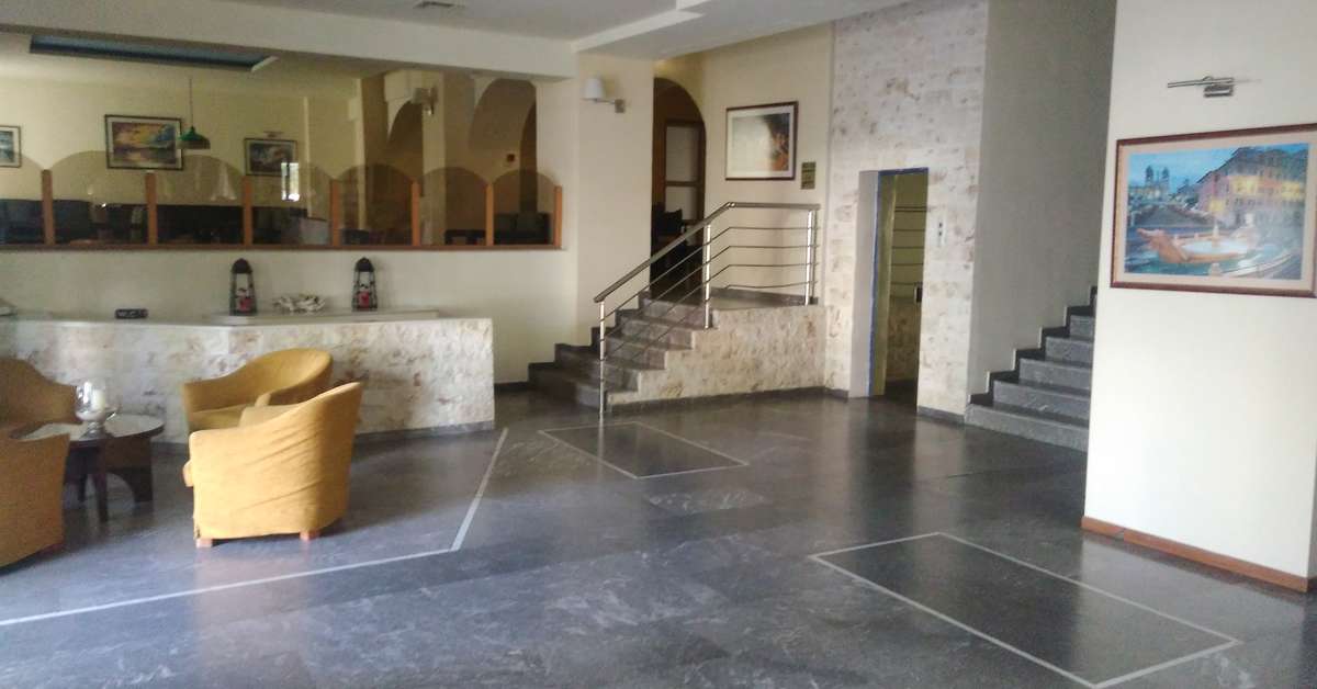 Een foto van het interieur van Hotel Ilios