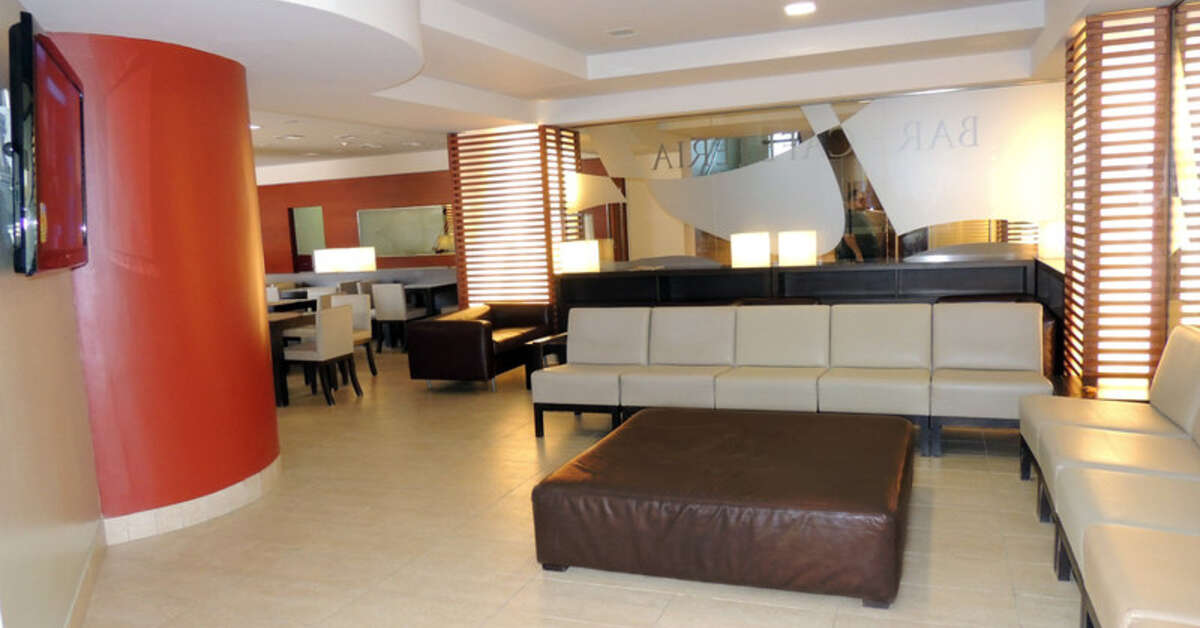 Een foto van het interieur van Hotel Cesar Augustus