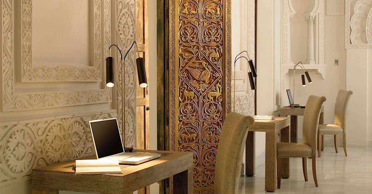 Een foto van het interieur van Hospes Palacio del Bailio