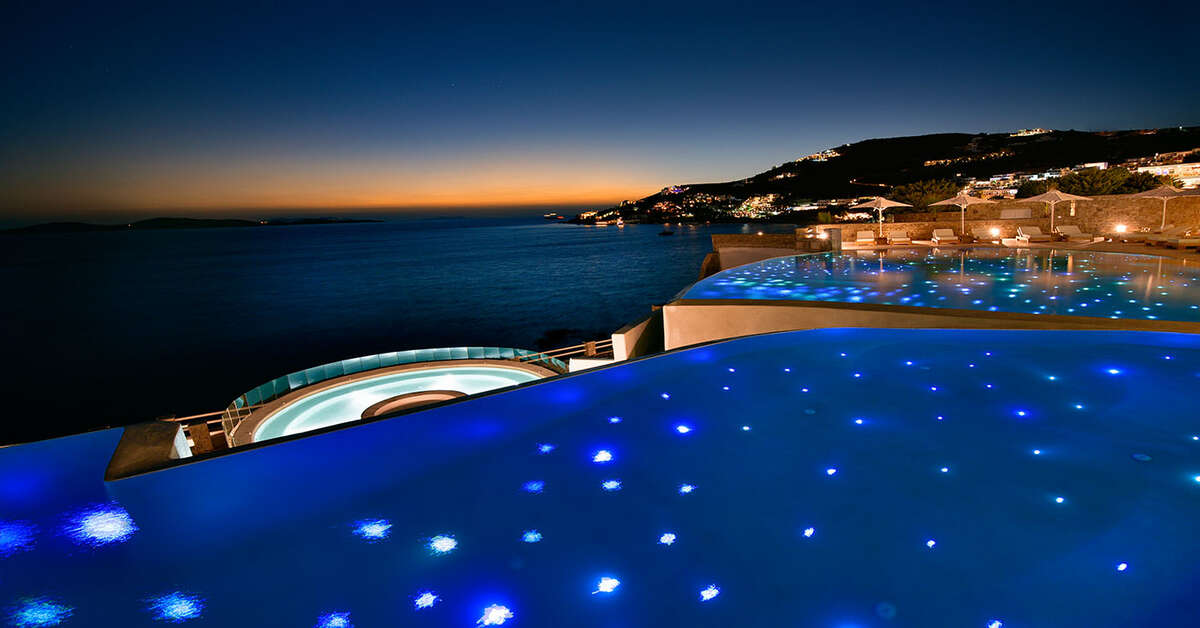 Een foto van het zwembad bij Anax Resort & Spa