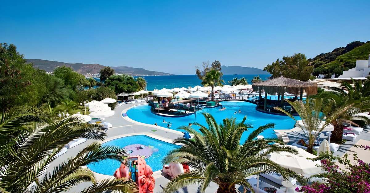 Een foto van het zwembad bij Salmakis Resort & Spa