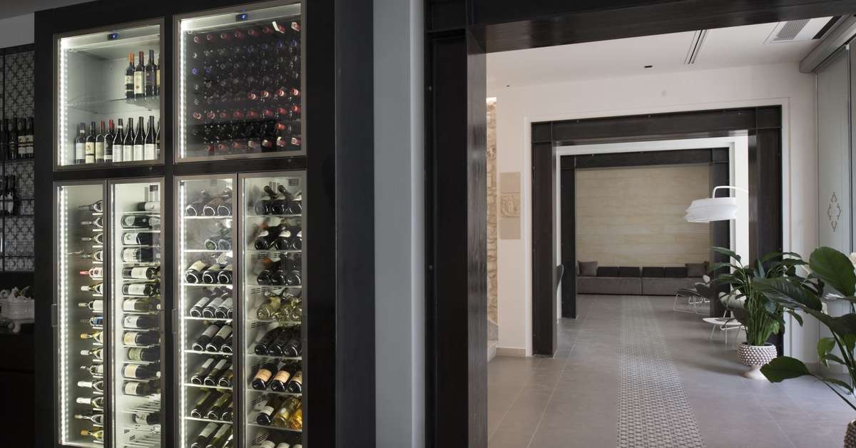 Een foto van het interieur van Caportigia Boutique Hotel