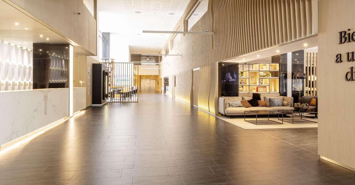 Ein Foto vom Innenbereich im Hotel Ilunion Barcelona