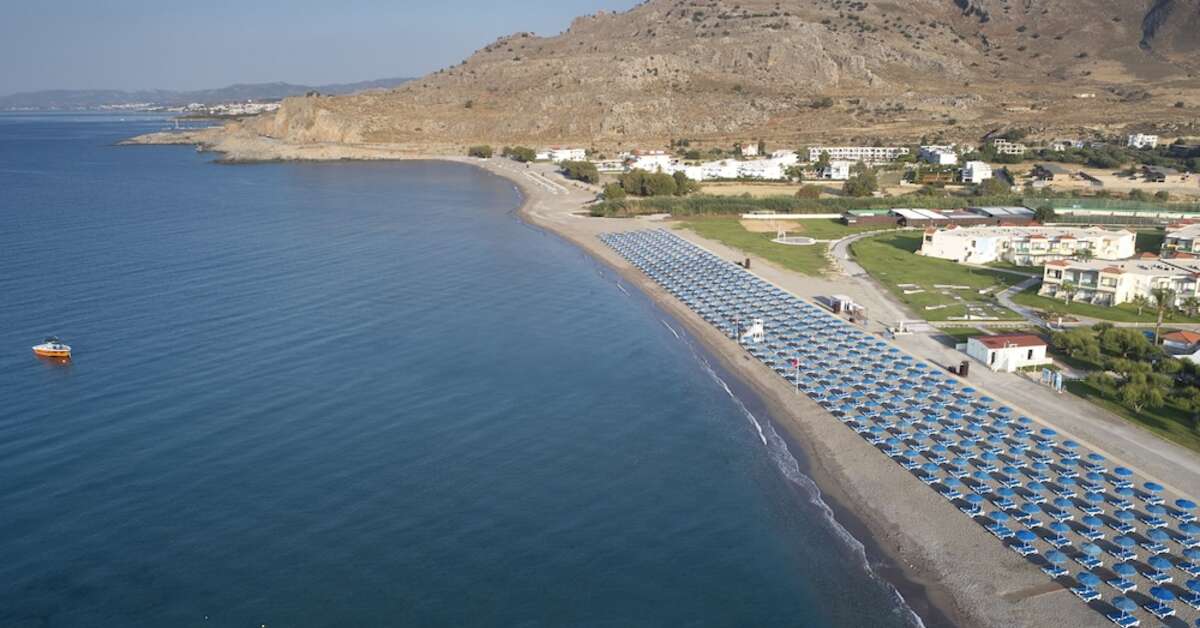Een foto van het strand bij Lindos Princess Beach Hotel