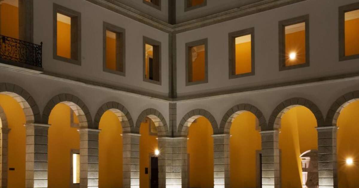 Een foto van de buitenkant van Pousada Viseu
