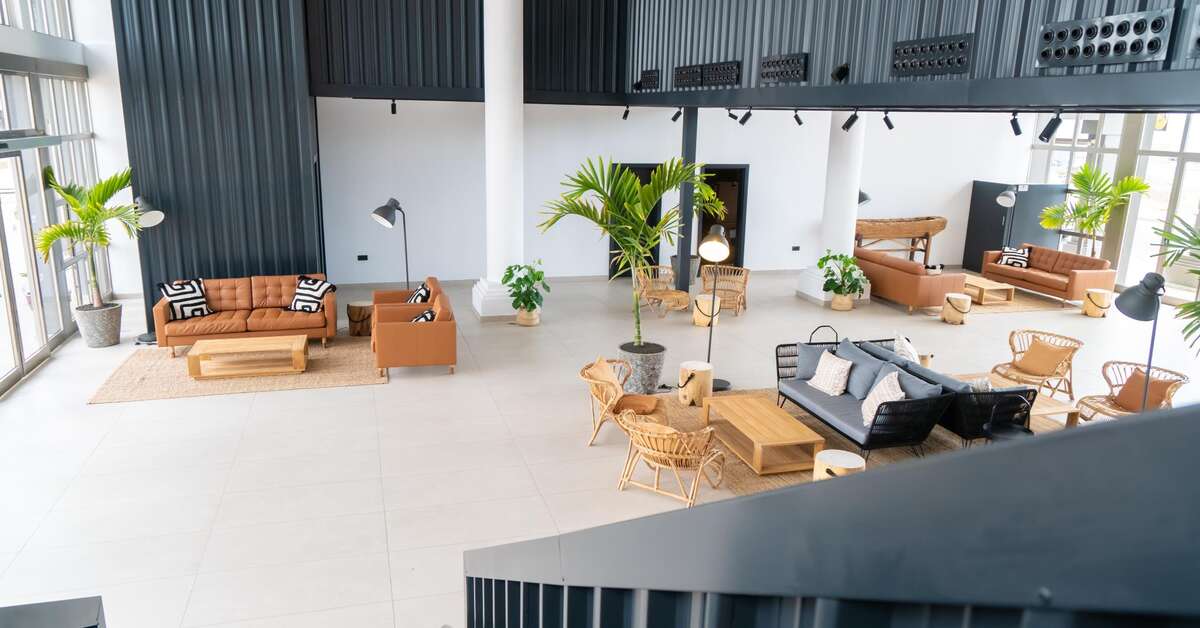 Een foto van het interieur van Hotel Coral Cotillo Beach