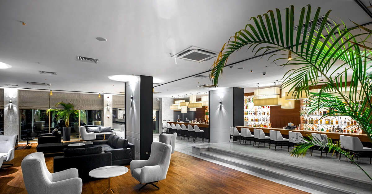 Een foto van het interieur van Rubi Platinum Sign